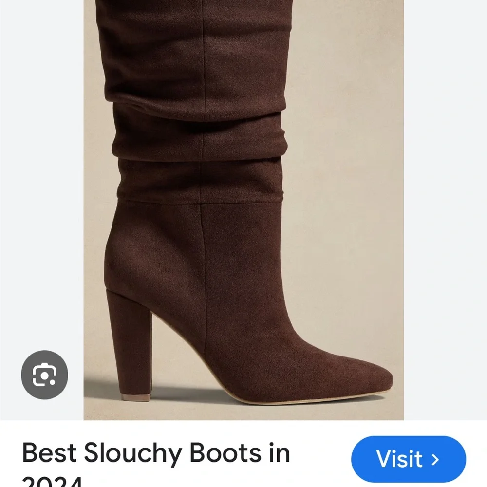 Banana Republic Slouchy Brown Women's Boots - Picture 6 of 6